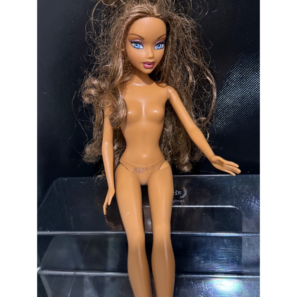 Mattel My Scene Madison Doll Long Brown Hair Blue Eyes 1999 Body Nude Mattel Inc